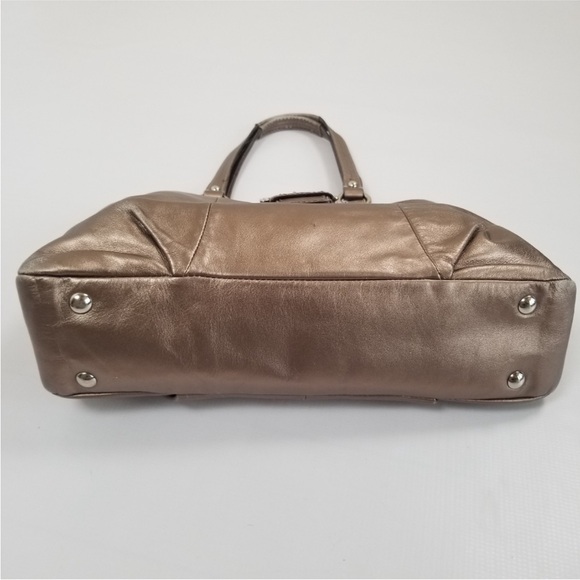 Coach Metallic Bronze Shoulder Bag - Picture 4 of 14